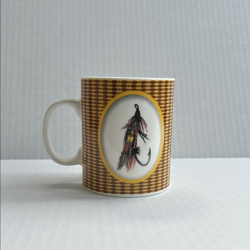 Savinio Porcelain Fly Fishing Mug